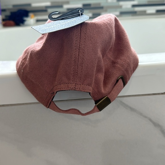 Melrose & Market Rose Pink Suede Hat - Picture 3 of 5